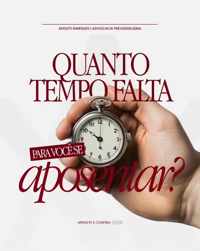 O tempo passa, mas será que você sabe exatamente quando finalmente vai desfrutar da sua aposentadoria? ⏳📑 Com as consta